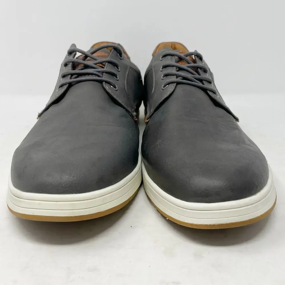 Steve Madden Grey Jalen Leather Sneakers Mens Size 13 *READ*
